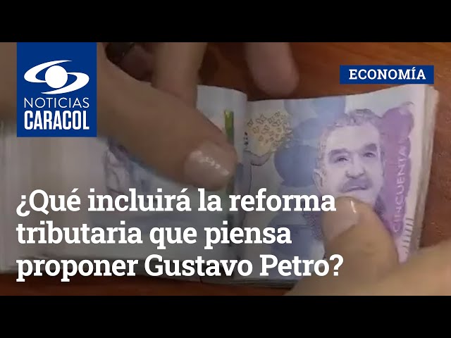 ¿Qué incluirá la reforma tributaria que piensa proponer Gustavo Petro?