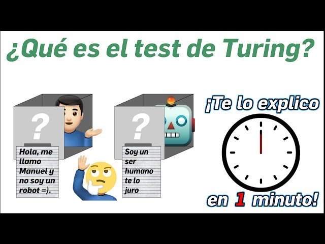 19.- ¿Qué es el test de Turing? ¡Te lo explico en un minuto!