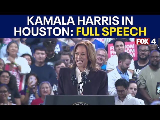 Kamala Harris at Houston rally: FULL SPEECH