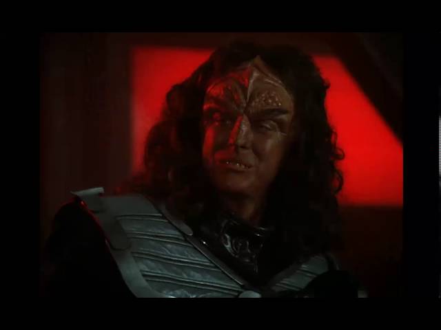 Riker serving on a Klingon ship