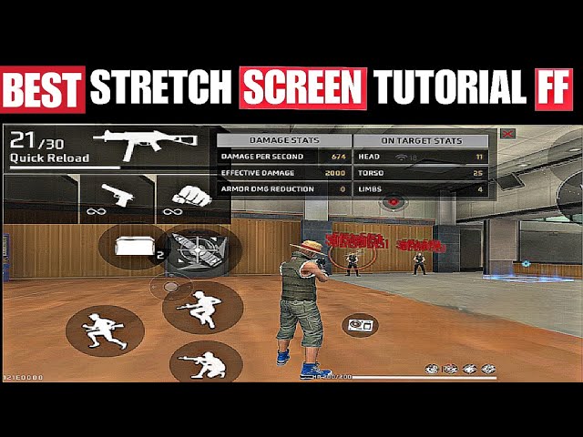 Stretch screen resolution tutorial for free fire 2025