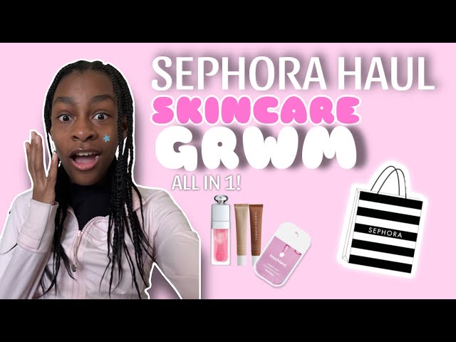 Sephora Haul 2025|GRWM for a GLAM LOOK🌷🪷🎀