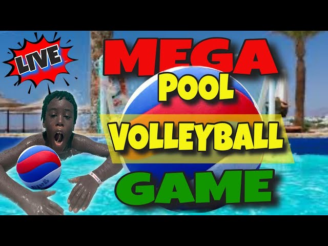 LIVE Hunter's MEGA Pool Volleyball Challenge In Jamaica