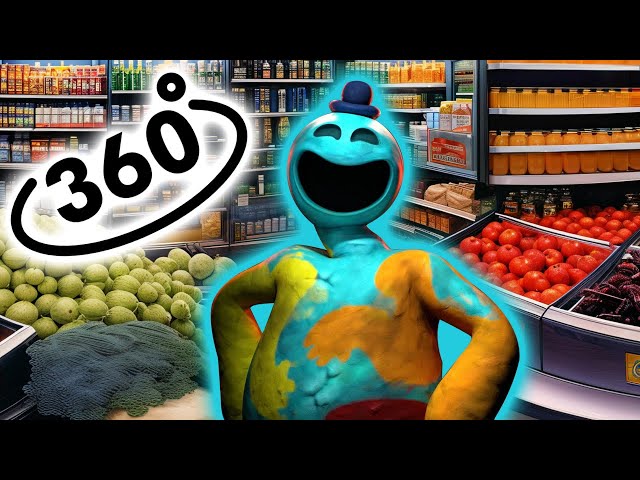 Doey the Doughman All Scene - Supermarket in 360° Video | Poppy Playtime Chapter 4