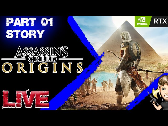 🔴LIVE Assassin's Creed Origins 2017 Part 01 Gameplay Walkthrough FULL GAME 4K 1440p60 NO COMMENTARY