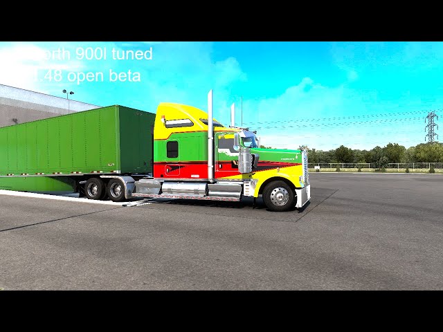 Kenworth Truck Tuning In Hdr On American Truck Simulator 1.48 Beta