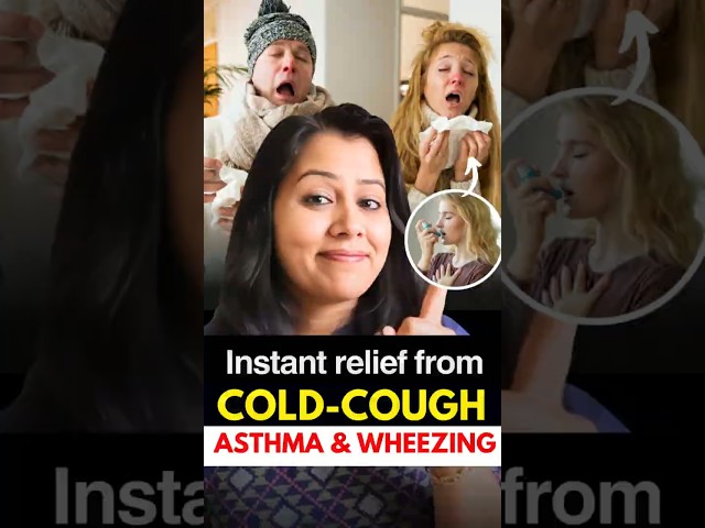 Instant Relief from Cold, Cough, Asthma & Wheezing | Natural Healing Therapy | Rubbing Therapy