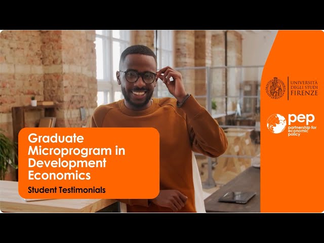 Graduate Microprogram in Development Economics - Student Testimonials