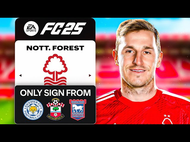 I Rebuilt Nottingham Forest With Relegated Players ONLY!