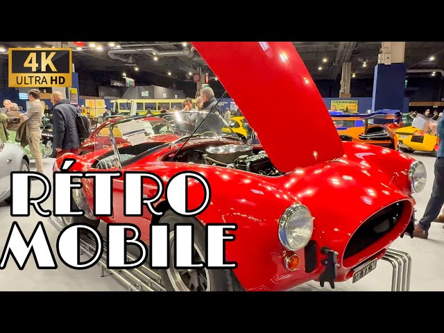 🇫🇷[Paris France 4K HDR SALON] Retro Mobile Paris 2025 07/February/2025