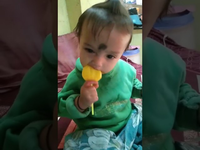 Baby eating Lolipop💕❤️ #shortvideo #cute #viralvideo