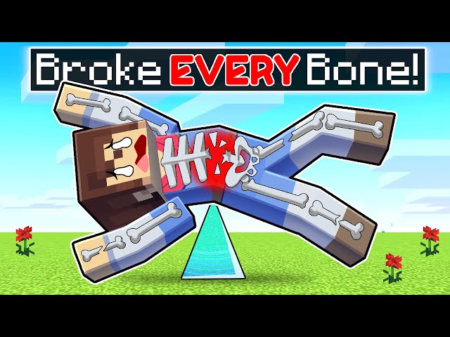 Steve and G.U.I.D.O Broke EVERY BONE In Minecraft!