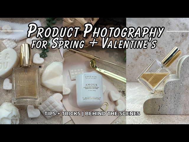 How We Get The Perfect Shot! Product Photography Tips | Candle Small Business Owners