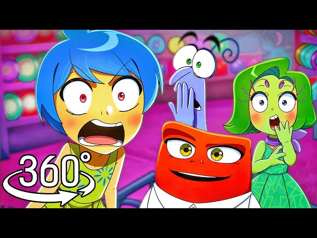 360º VR Joy is Delusional but Anime | Inside Out Animation