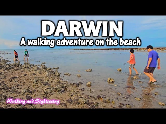 DARWIN NT 🇦🇺 AUSTRALIA 🚶‍➡️WALKING TOUR 🩴LEE POINT BEACH 🐊CASUARINA COASTAL RESERVE 🌳STUNNING SUNSET