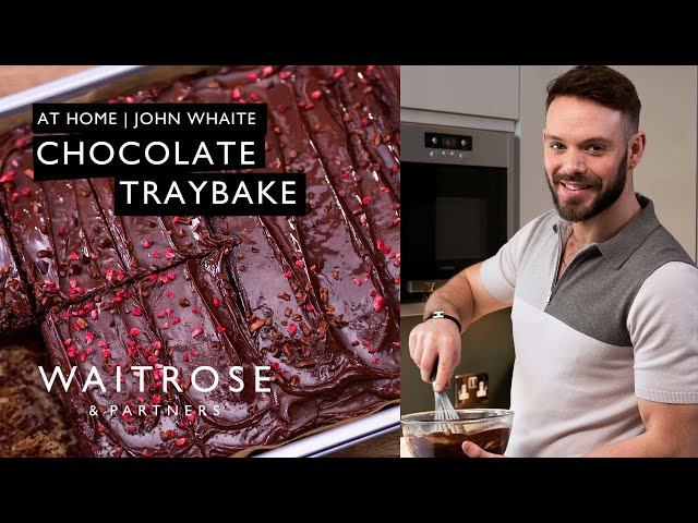 John Whaite's Chocolate Tray Bake | At Home | Waitrose