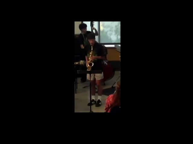 Brett Shaver's solo at UofO Jazz Improvisation camp final concert