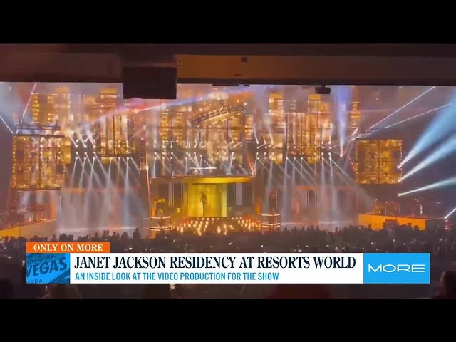 A look at the video production for Janet Jackson's residency