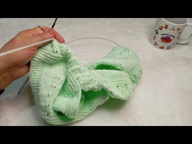 kolay iki şiş✅ yağmur damlası yelek anlatımı✅ ikincii bölüm #knitting #amazing #easy #diy