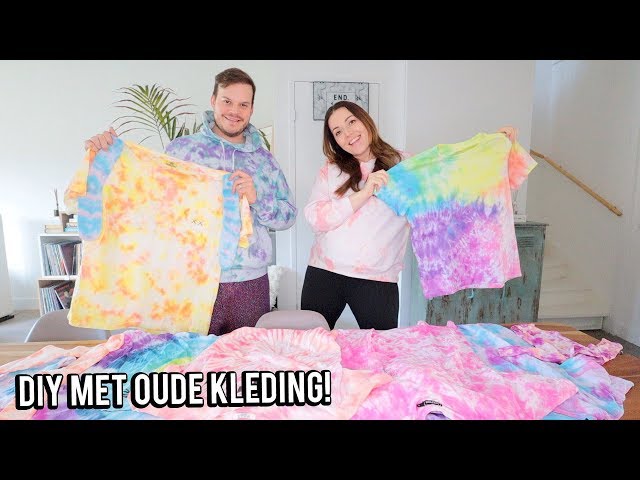 Tie dye shirt zelf maken! Hoodie, sokken, babykleding, enz! DIY | Beautygloss