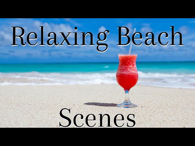 Relaxing Beach Scenes With Beach Ambience #nature #beach #sleep