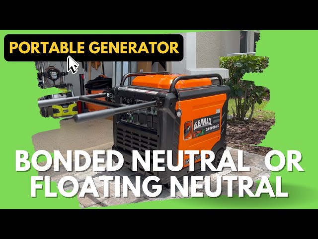 How To Convert Genmax GM9000iED Bonded Neutral to Floating Neutral