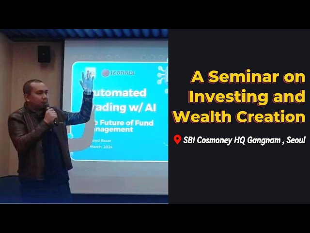 Teaching Automated trading with A.I in Gangnam, Seoul