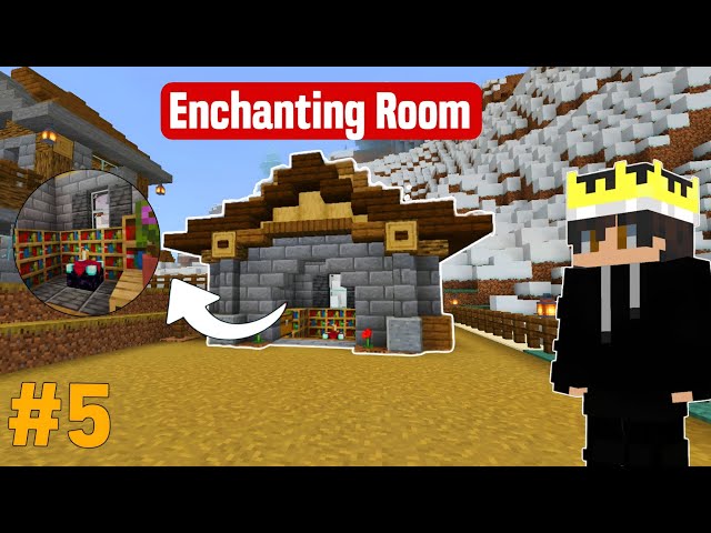 I Build The "Enchanting Room" in Minecraft  || Survival Series #5 ❤️ #minecraft