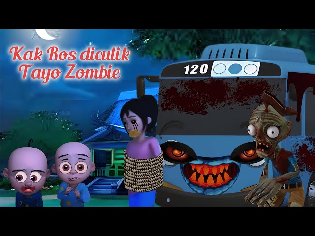 Upin Ipin is afraid that Kak Ros will be kidnapped by the Zombie Ghost Tayo Bus - PART 1