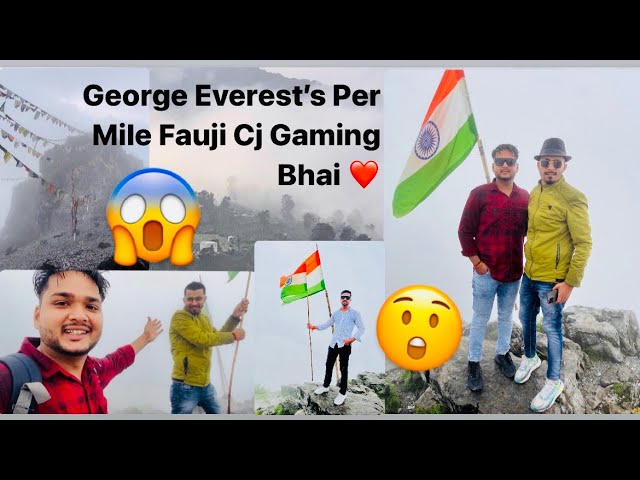 Mussoorie Trip Vlog | George Everest Meet With @FaujicjGaming1 @Faujivlogs01 Team 😲😱