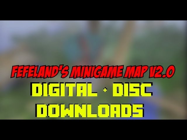 FEFELAND's Minigames Map Verson 2| Minecraft PS3 | 900 Subs!