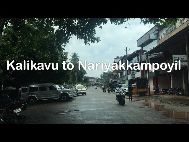 Driving from Kalikavu to Nariyakkampoyil 4K | kerala | India