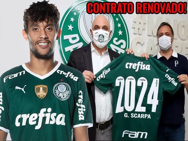 PALMEIRAS VAI RENOVAR COM GUSTAVO SCARPA !!!!!!!