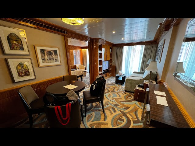 Disney Cruise Line 1-Bedroom Concierge Stateroom Tour on the Disney Wonder