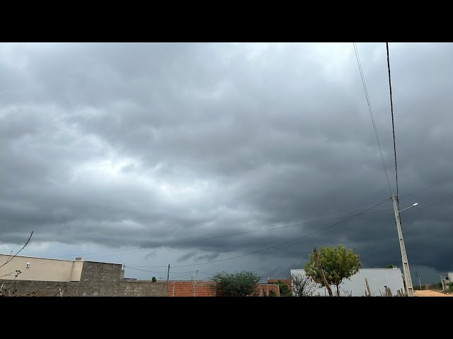 Tempestade chegando no Desbravando o Sertão ao vivo!