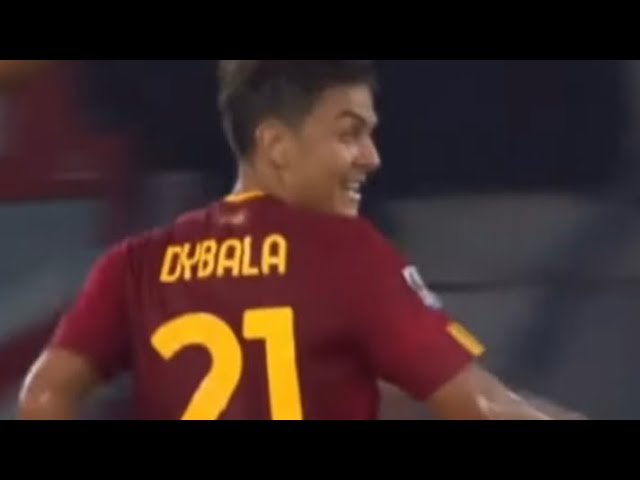 Dybala scores first goal for Roma. August,30 2022(ALL CREDITS GO TO CBS SPORTS GOALZO)