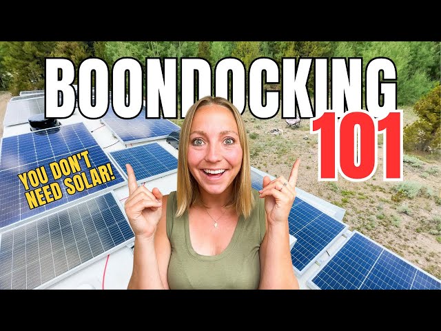 The BEST RV Boondocking Tips For Beginners