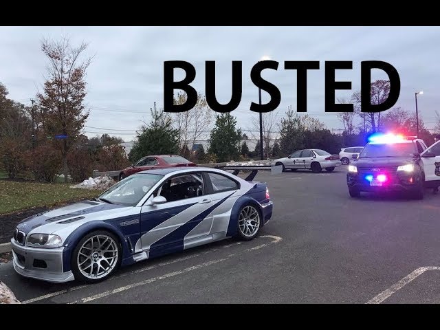 NFSMW M3 GTR GOT PULLED OVER LOL