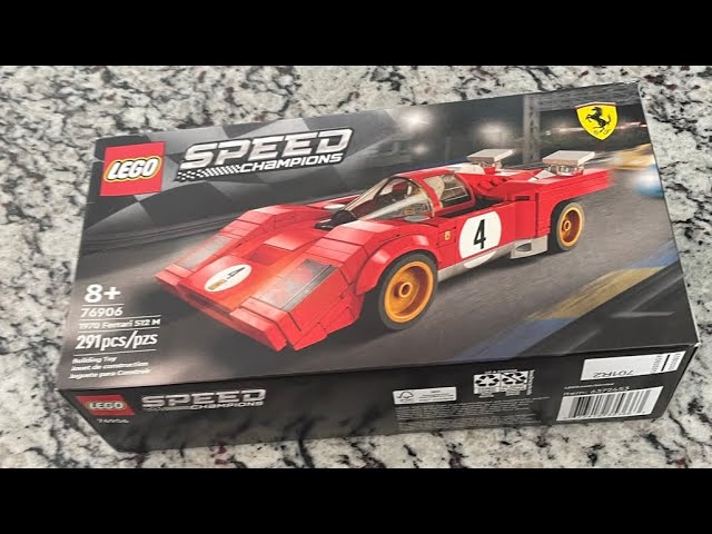 Lego Speed Champions set 76906 1970 Ferrari 512 M Review