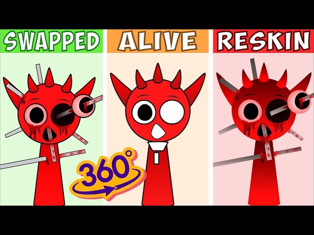 360 VR | Incredibox Sprunki | Swapped VS Alive VS Reskin (NEW MOD)