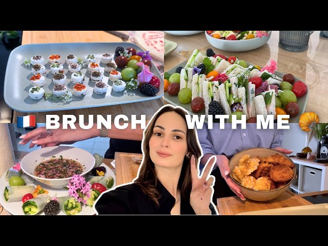 Making the Cutest Ever French Brunch for Friends