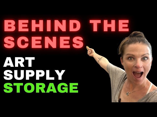 Art Studio Makeover 2023 + EASY Art Supply Storage at Home with Karen Campbell