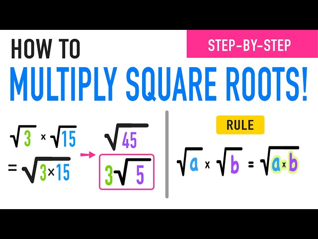 Multiplying Square Roots Rule Explained!