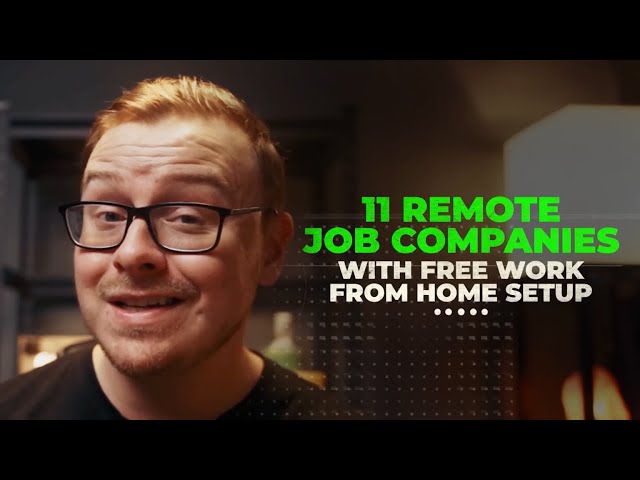 11 Remote Jobs that Work From Home in 2024 | #job