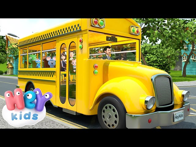 Les roues de l'autobus 🚌  Chanson bébé  en français + 26 minutes | HeyKids