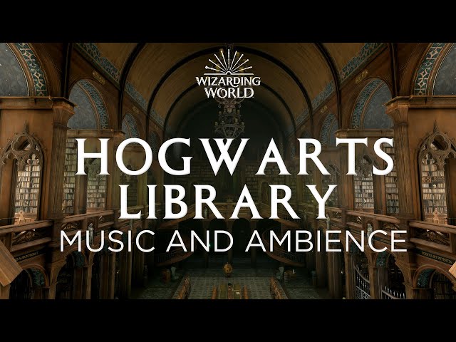 Study in Hogwarts Library  | Harry Potter Hogwarts Legacy Music and Ambience