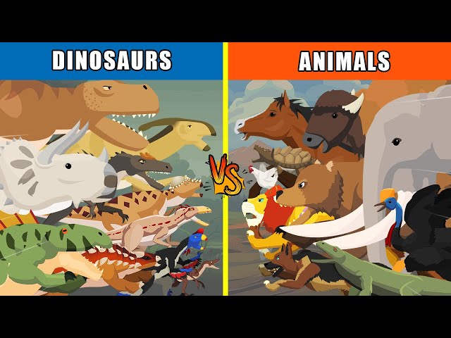 Dinosaurs vs Animals [S1] | Dino Animation