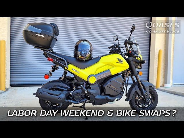 VLOG: Honda Rebel 1100 & Navi 110 Commute // Labor Day Weekend Plans