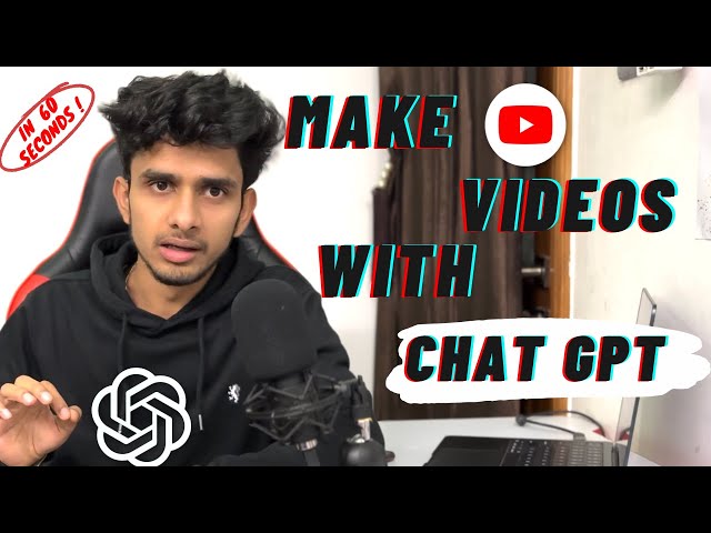 I Made A Youtube Video Using Chat GPT Artificial Intelligence in 60 Seconds (Full Guide)