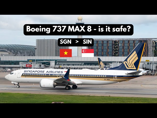 Singapore Airlines | Economy Class | Boeing 737 MAX 8 | Ho Chi Minh City to Singapore